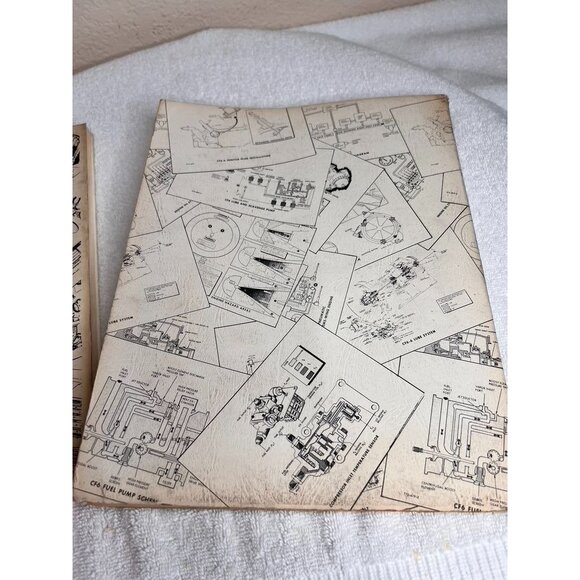 1970s General Electric CF6-6 Basic Engine Systems Student Notebooks Manuals - Picture 12 of 12